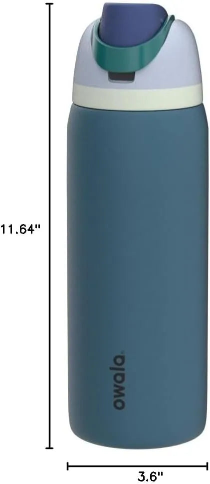 Owala FreeSip Stainless Steel Water Bottle 40 oz Denim