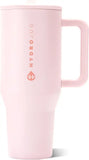 HydroJug Traveler 40oz, Insulated Water Bottle with Handle, Pink Sand
