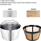 coffee filter reusable 8 10 12 cup basket replacement filter-stainless steel Permanent coffee filter Suitable for Bunn coffee brewer