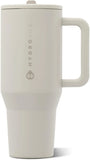 HydroJug Traveler 32oz, Insulated Water Bottle with Handle, Linen