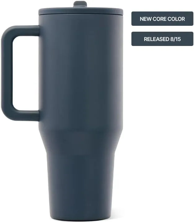 HydroJug Traveler 32oz, Insulated Water Bottle with Handle, Cascade