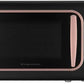 Frigidaire, 0.7 Cu. Ft. Retro Countertop Microwave Oven, 700W Compact Microwave with 8 Auto Cook Menus, Auto Defrost, 5 Power Levels, LED Display, Glass Turntable, Rosegold (Amazon Exclusive Color)