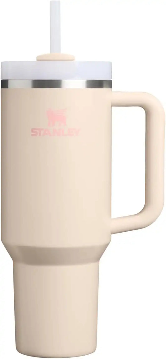 STANLEY Quencher H2.0 Flow State Tumbler, 40 oz, Champagne