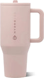 HydroJug Traveler 32oz, Insulated Water Bottle with Handle, Dusty Rose