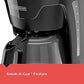 BLACK+DECKER CM1110B Programable 12-Cup Coffee Maker, Easy Pour, Non-Drip Carafe with Removable Filter Basket, Black