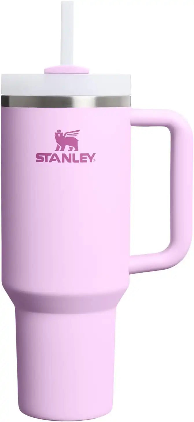 STANLEY Quencher H2.0 Flow State Tumbler, 40 oz, Soft Orchid