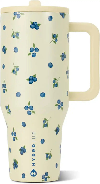 HydroJug Traveler 40oz, Insulated Water Bottle with Handle, Freshly Pick'd