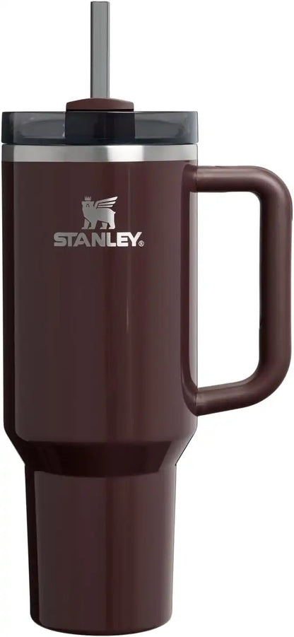 STANLEY Quencher H2.0 Flow State Tumbler, 40 oz, Mahogany Gloss