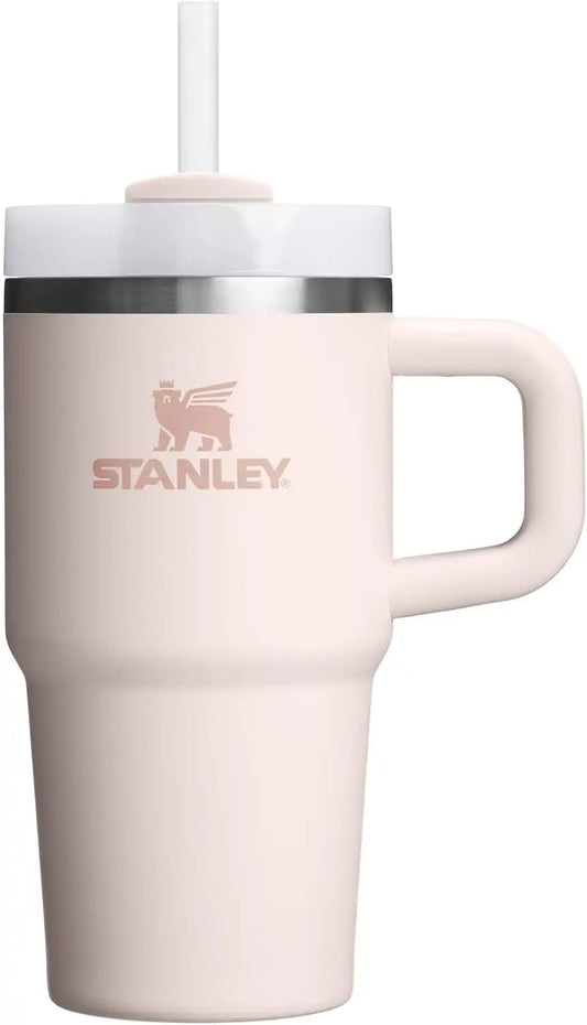 STANLEY Quencher H2.0 Flow State Tumbler, 20 oz, Rose Quartz 2.0