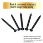 Drywall Screws Kit #7 x 2-Inch, Coarse Thread Wood Screws, Bugle Head Phillips Drive Sheetrock Screws Set, Self Tapping Dry Wall Screws, Phosphate Coated Finish, Sharp Point, Black, 60 Pack