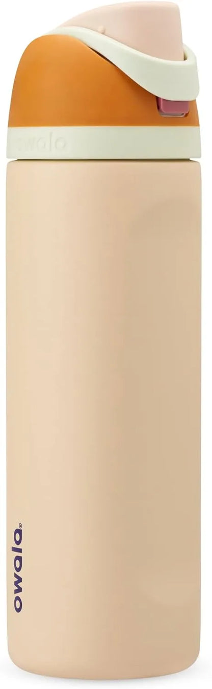 Owala FreeSip Stainless Steel Water Bottle 24 oz Water in the Desert