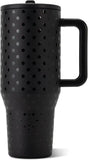 HydroJug Traveler 40oz, Insulated Water Bottle with Handle, Noire Satin
