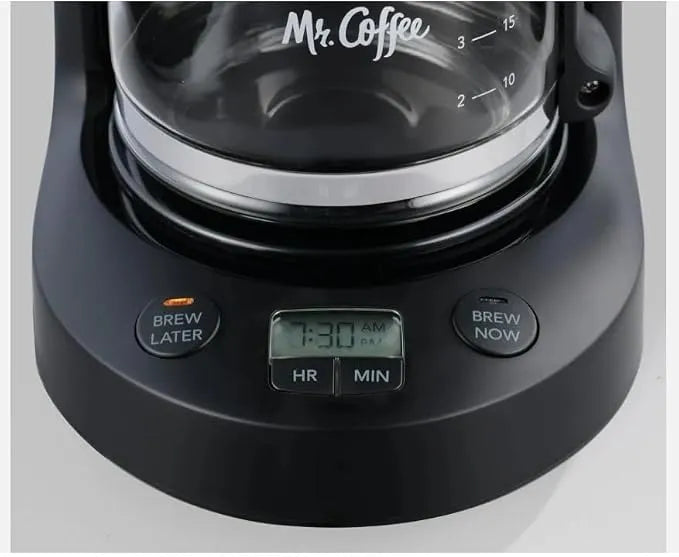 Mr. Coffee, 5-Cup Mini Brew Switch Coffee Maker, Black