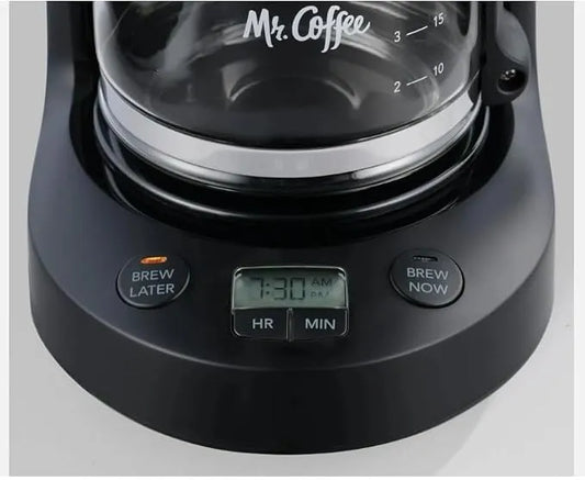 Mr. Coffee, 5-Cup Mini Brew Switch Coffee Maker, Black