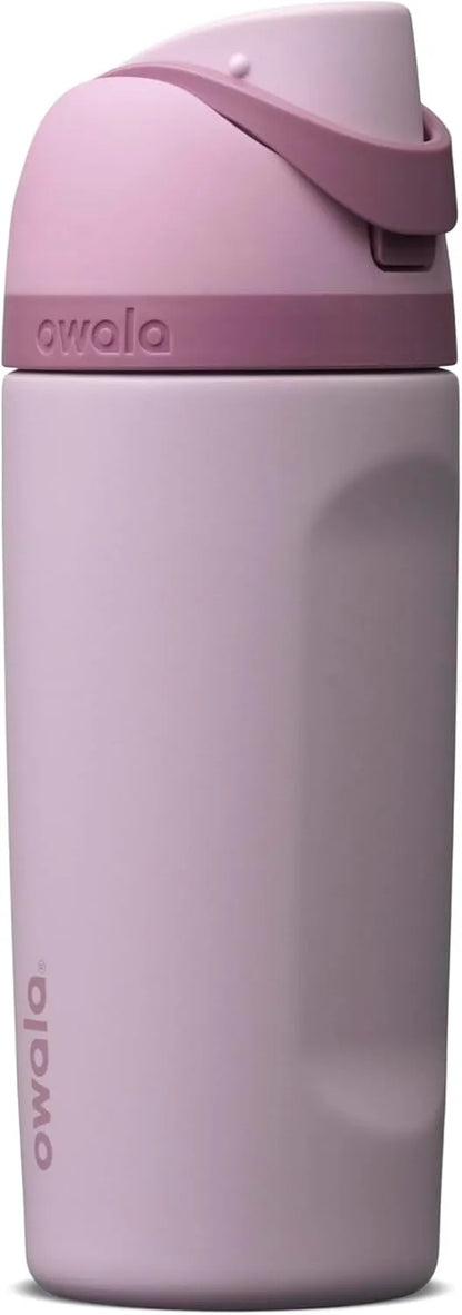 Owala FreeSip Kids Stainless Steel Water Bottle 16 oz Lilac You A lot