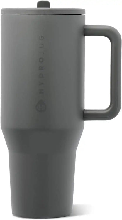 HydroJug Traveler 40oz, Insulated Water Bottle with Handle, Stone