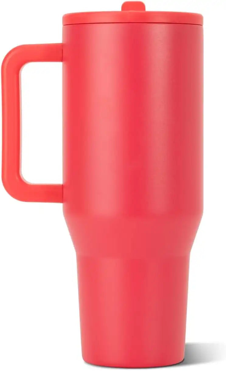 HydroJug Traveler 32oz, Insulated Water Bottle with Handle, Fruit Punch