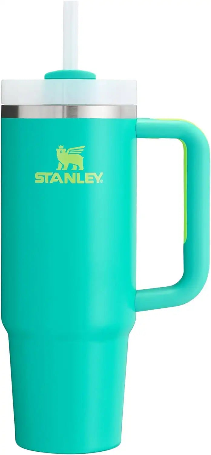 STANLEY Quencher H2.0 Flow State Tumbler, 30 oz, Tropical Teal
