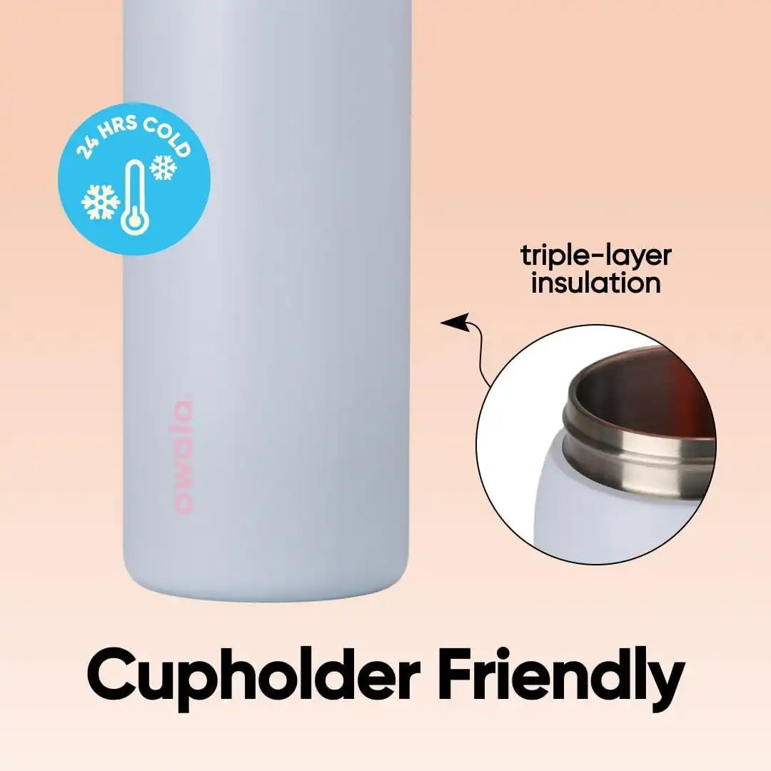 Owala FreeSip Stainless Steel Water Bottle 32 oz Beach House