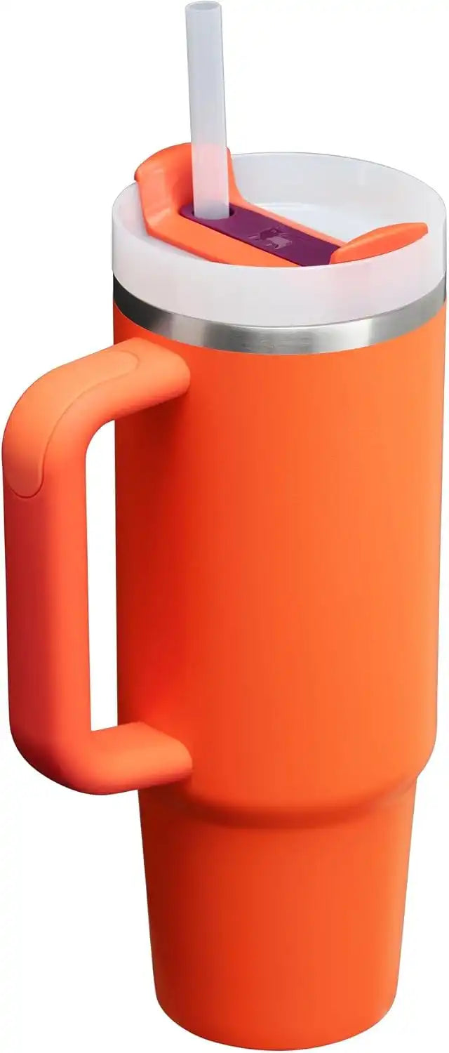 STANLEY Quencher H2.0 Flow State Tumbler, 30 oz, Tigerlily Plum