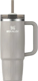 STANLEY Quencher H2.0 Tumbler with Handle and Straw 30 oz | Flowstate 3-Position Lid | Cup Holder Compatible for Travel | Insulated Stainless Steel Cup | BPA-Free | Fluted Ash Gloss