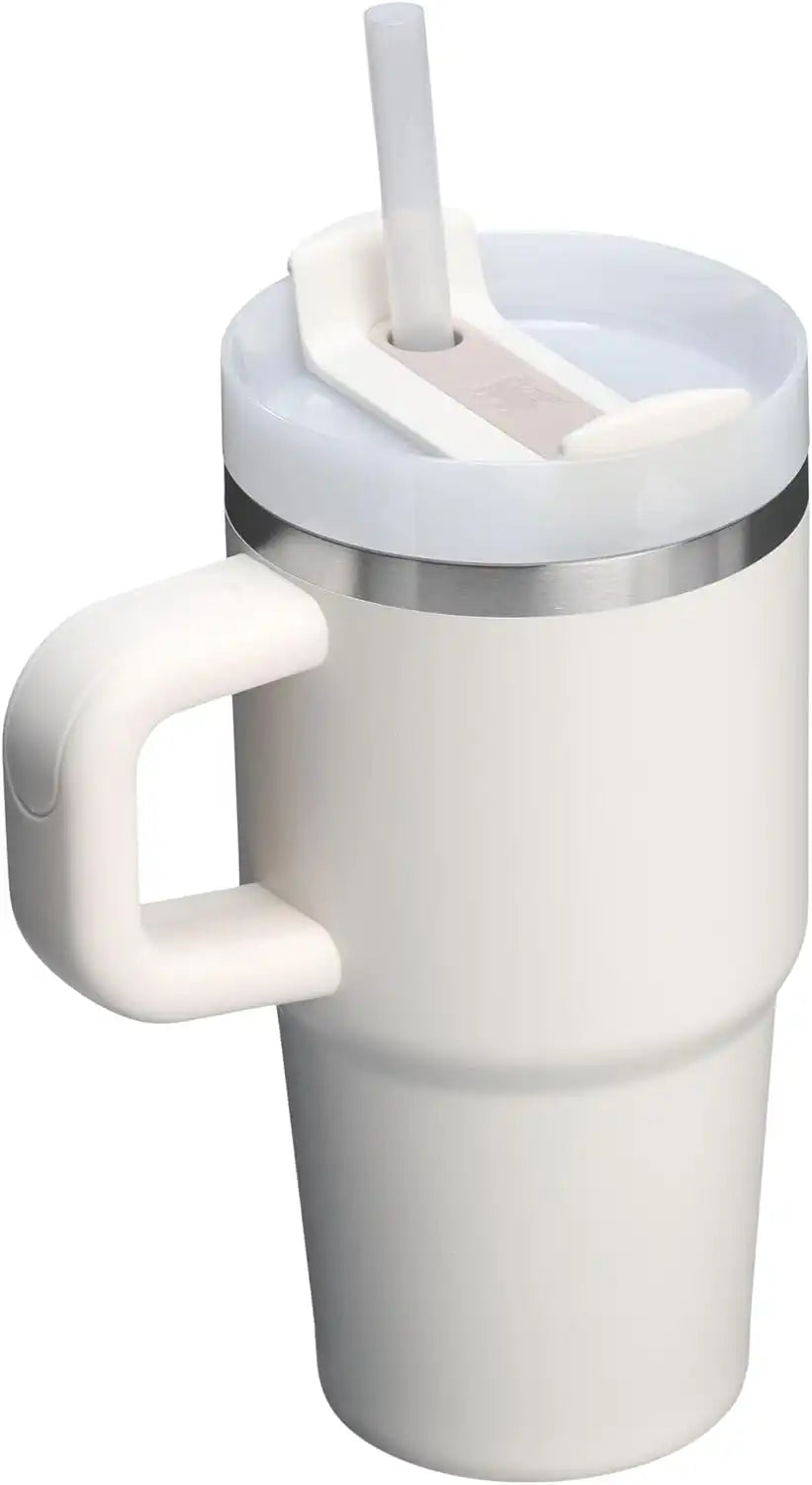 STANLEY Quencher H2.0 Flow State Tumbler, 20 oz, Cream 2.0