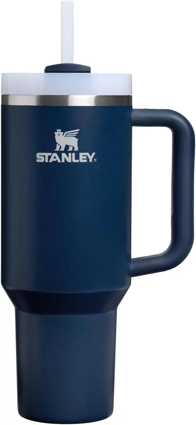 STANLEY Quencher H2.0 Flow State Tumbler, 40 oz, Dark Navy