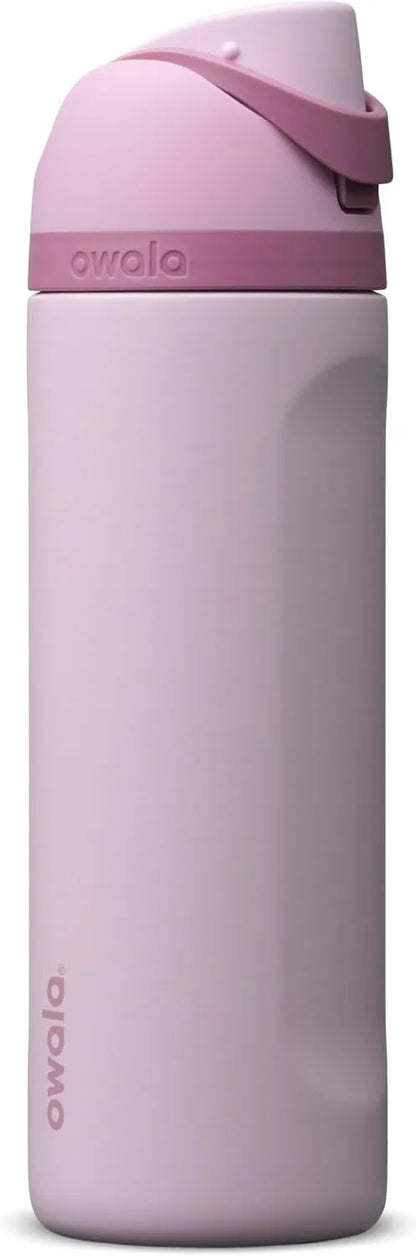 Owala FreeSip Stainless Steel Water Bottle 24 oz Lilac You A lot