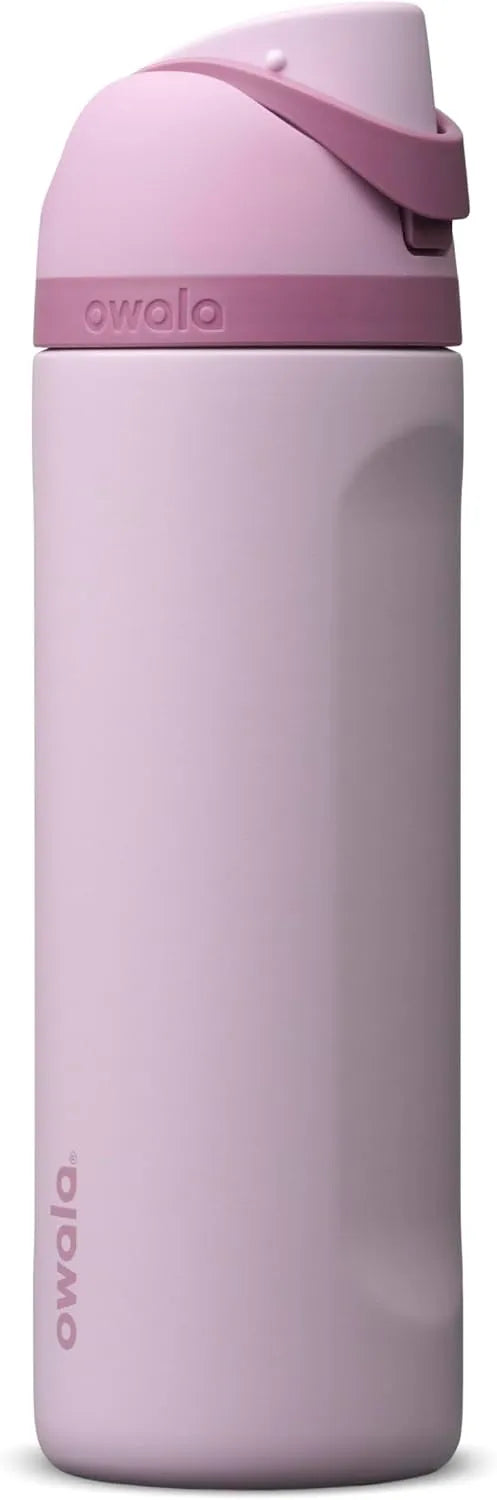 Owala FreeSip Stainless Steel Water Bottle 24 oz Lilac You A lot