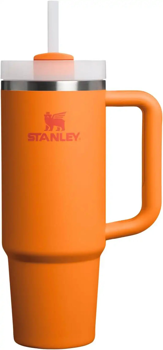 STANLEY Quencher H2.0 Flow State Tumbler, 30 oz, Goldenrod Coral