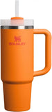 STANLEY Quencher H2.0 Flow State Tumbler, 30 oz, Goldenrod Coral