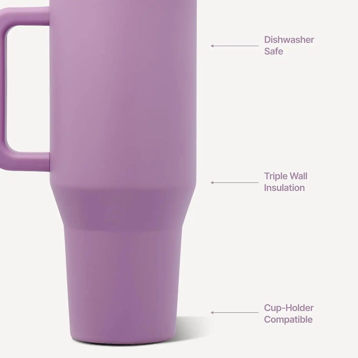 HydroJug Traveler 40oz, Insulated Water Bottle with Handle, Pixie
