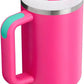 STANLEY Quencher H2.0 Flow State Tumbler, 40 oz, Passion Pink