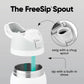 Owala FreeSip Stainless Steel Water Bottle 32 oz Surfs Edge