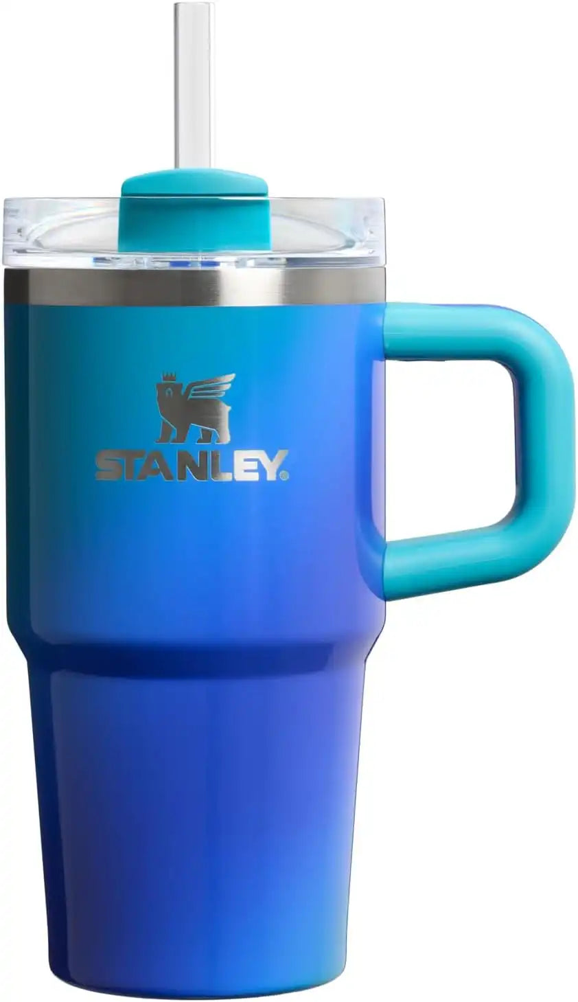 STANLEY Quencher H2.0 Flow State Tumbler, 20 oz, Sea Glass Aura