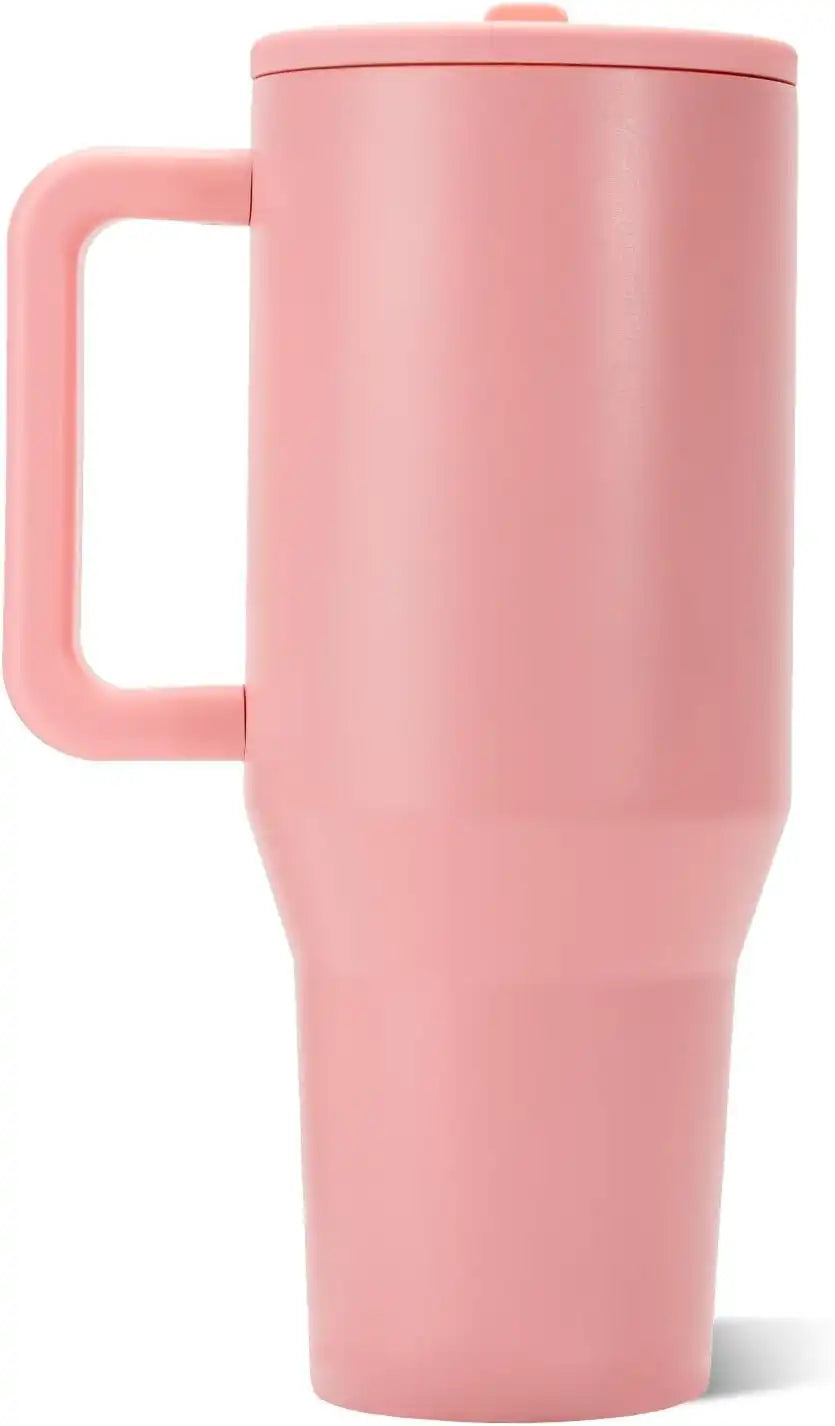 HydroJug Traveler 40oz, Insulated Water Bottle with Handle, Tulip