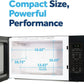 GE Countertop Microwave Oven, 1150 Watt, 1.6 Cu. Ft., Black, GCST16S1WBB