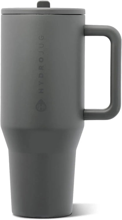 HydroJug Traveler 32oz, Insulated Water Bottle with Handle, Stone