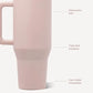 HydroJug Traveler 40oz, Insulated Water Bottle with Handle, Dusty Rose