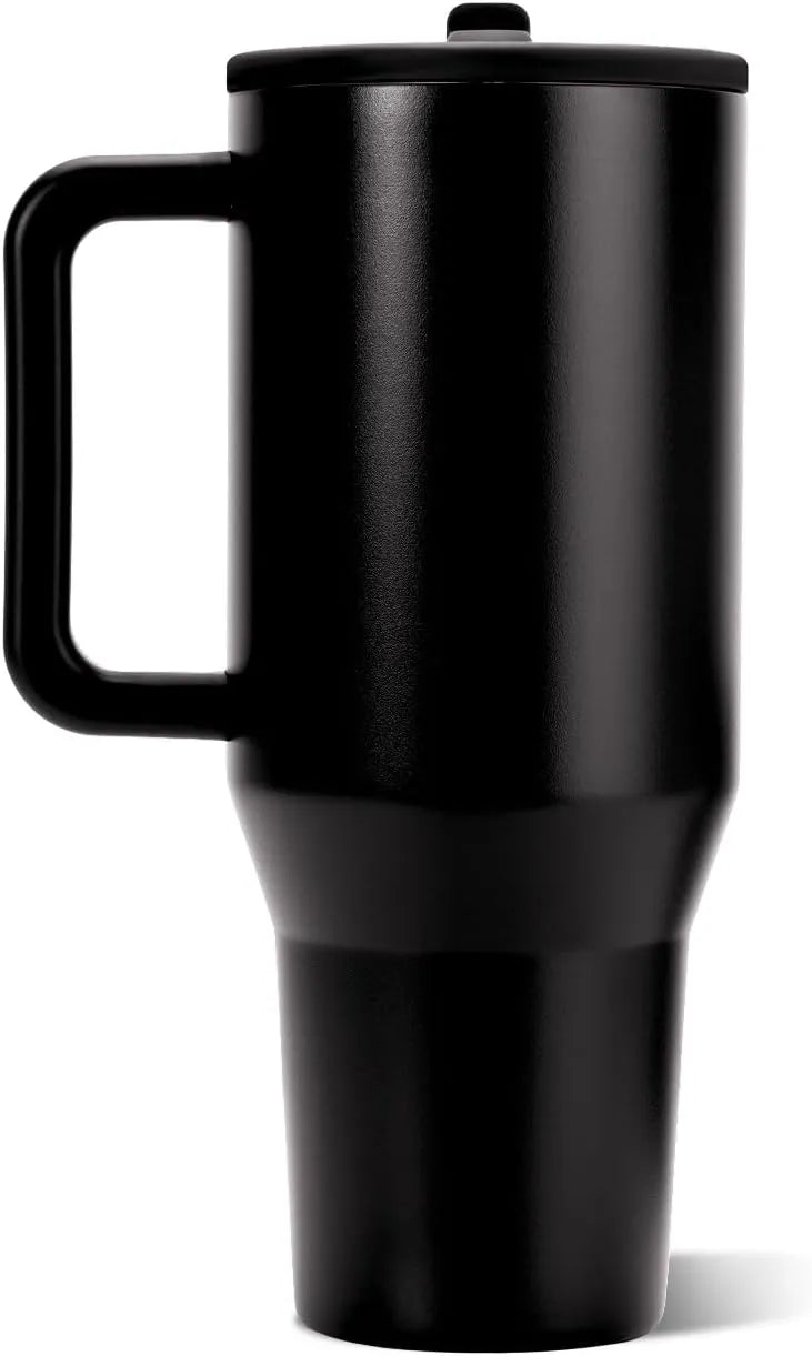 HydroJug Traveler 32oz, Insulated Water Bottle with Handle, Black