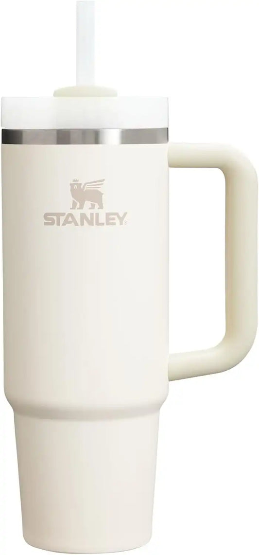 STANLEY Quencher H2.0 Flow State Tumbler, 30 oz, Cream 2.0