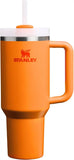 STANLEY Quencher H2.0 Flow State Tumbler, 40 oz, Goldenrod Coral
