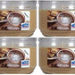 Mainstay 11.5oz Scented Candle, Hazelnut Cream 4-Pack