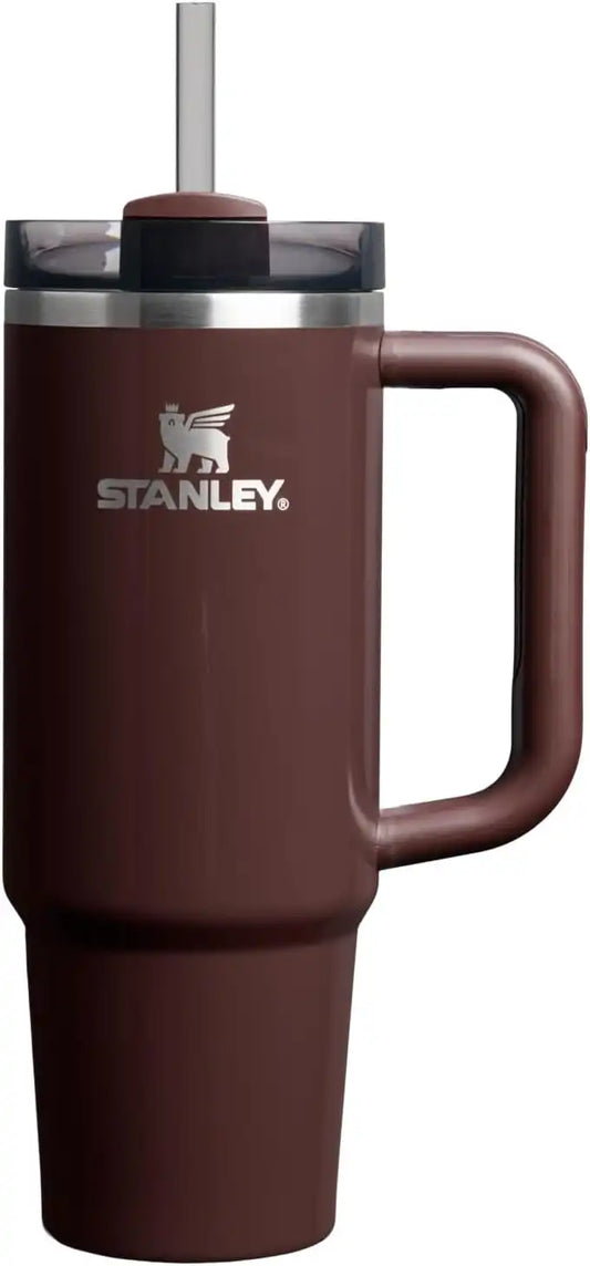 STANLEY Quencher H2.0 Flow State Tumbler, 30 oz, Mahogany Gloss