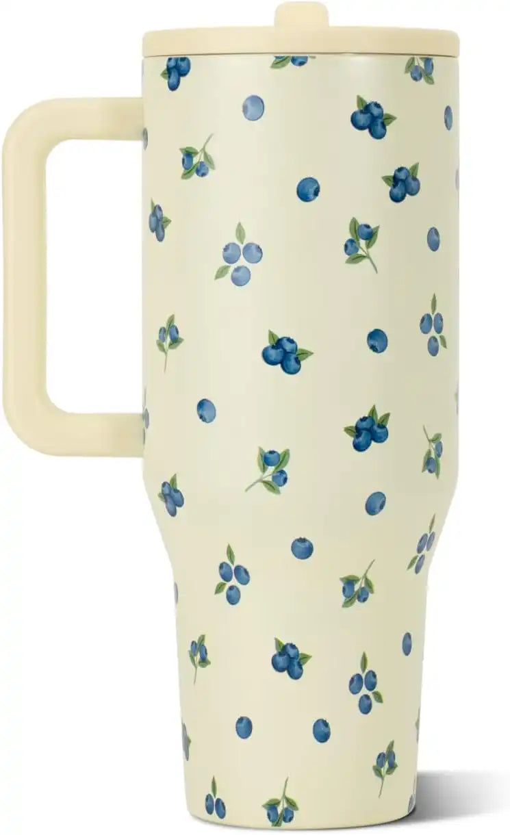 HydroJug Traveler 32oz, Insulated Water Bottle with Handle, Freshly Pick'd