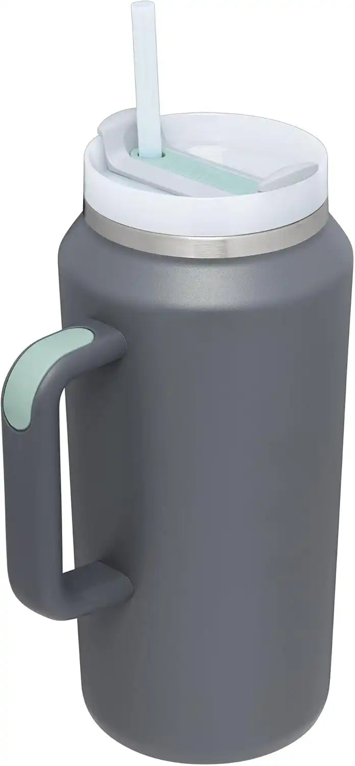 STANLEY Quencher H2.0 Flow State Tumbler, 64 oz, Charcoal