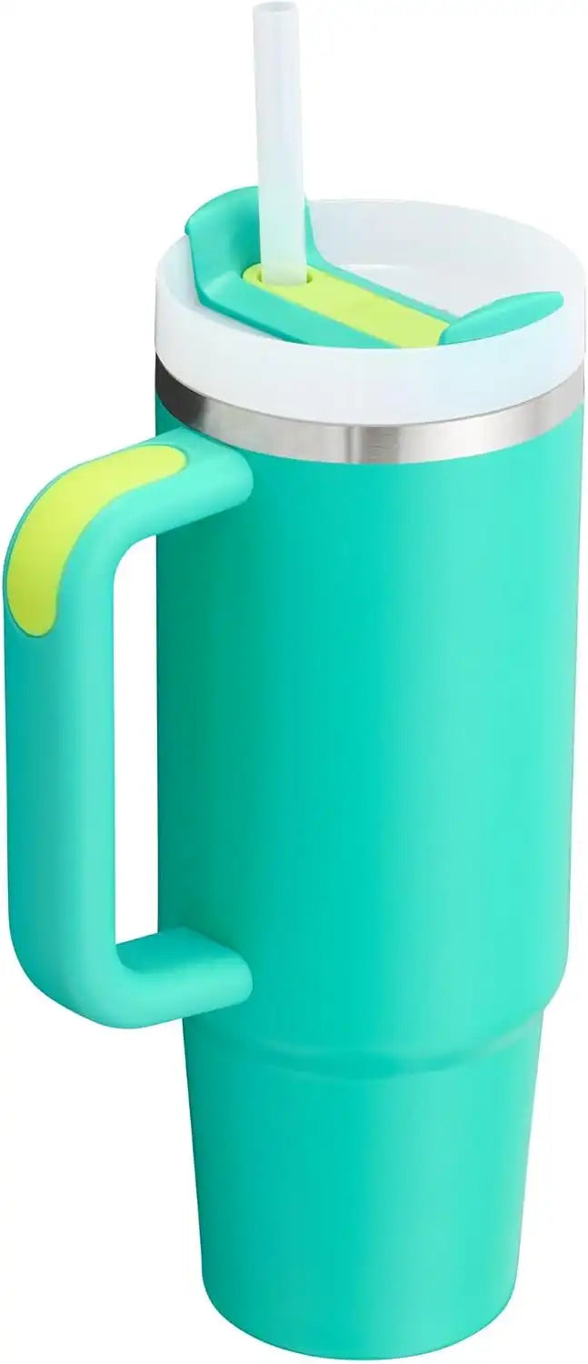 STANLEY Quencher H2.0 Flow State Tumbler, 30 oz, Tropical Teal