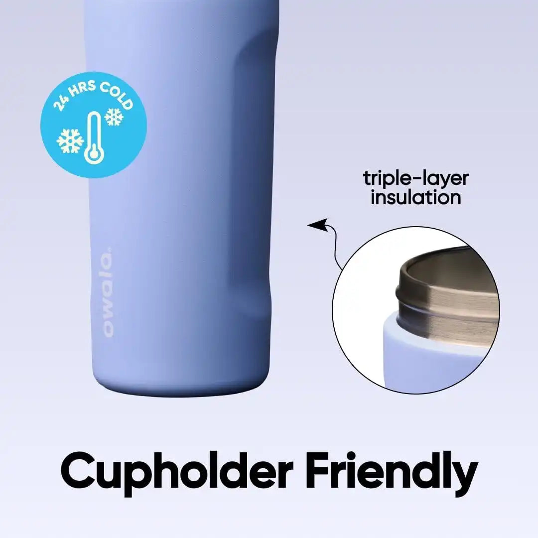 Owala FreeSip Kids Stainless Steel Water Bottle 16 oz Out of the Blue