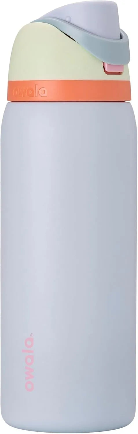 Owala FreeSip Stainless Steel Water Bottle 32 oz Beach House