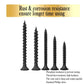 Drywall Screws Assortment Kit, #6#7 Black Wood Screws for Drywall, Phosphate Coated Finish, Fine Thread Sheetrock Screws Set, Phillips Bugle Head Self Tapping Dry Wall Screws, 148 Pcs